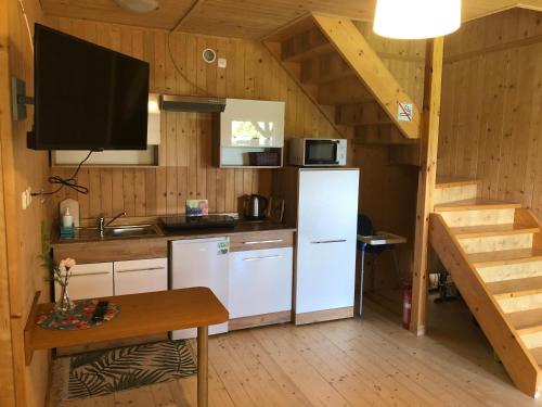 virtuve, Apartamenty na klifie in Poddabie