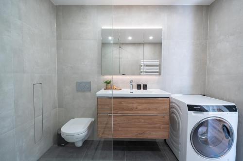 Neues 2 Schlafzimmer Apartment mit RooftopTerrace, Drážďany (fotografie 7)