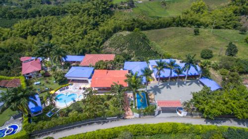 Étterem, Finca Hotel la Manuela in Montenegro