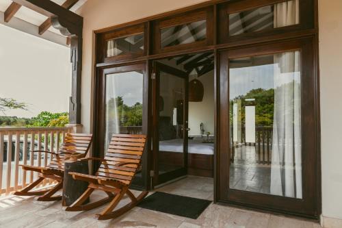 Balkons/terase, The Lodge at Jaguar Reef in Dangriga