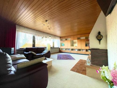 共用Lounge/電視區, Idyllische Villa mit Sauna auf der Alb in 加默廷根