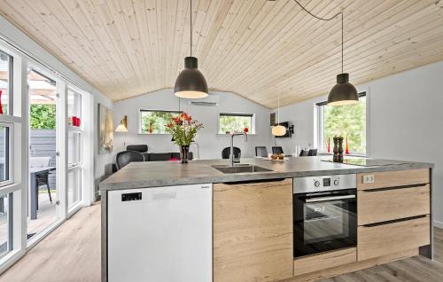 virtuve, Awesome Home In Tarm With Wifi in Hemeta