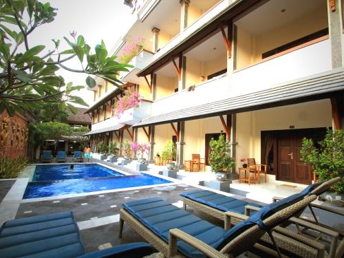 Chambre double avec 1 ou 2 lits, piscine