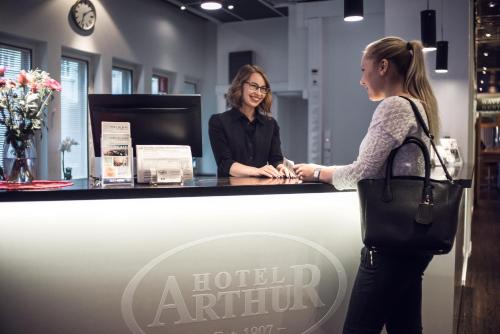 Lobby, Hotel Arthur in Helsinki