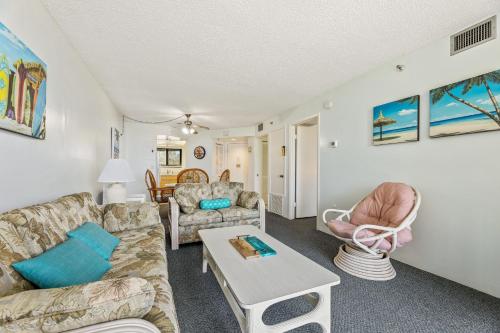 Ocean View with a beachfront pool at Ocean Trillium Condo ~ 103 in New Smyrna Beach, USA