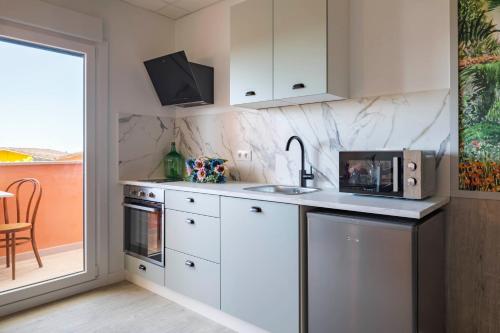 Erkély/terasz, Luxury Singular Apartments Orange in Teo