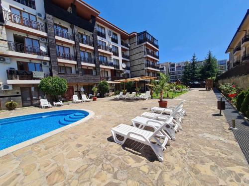 Vista exterior, Mit Prot Panorama Bay 2 luks Studio 40 in Sveti Vlas