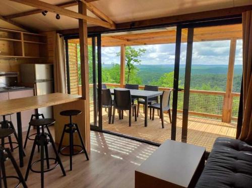 Chalet 3 étoiles - Piscine - efchbf gîte à louer Berganty