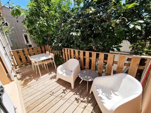 GregBnb - CLIMATISE - T2 Terrasse 38m2 - WiFi - Location saisonnière - Toulon