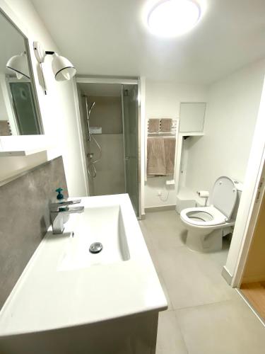 Душ, Charmant et moderne appartement, proche centre ville et gare, Paris St Lazare 22 min in Ербле