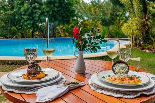 Étterem, Pousada Casa do Forte in Praia Do Forte