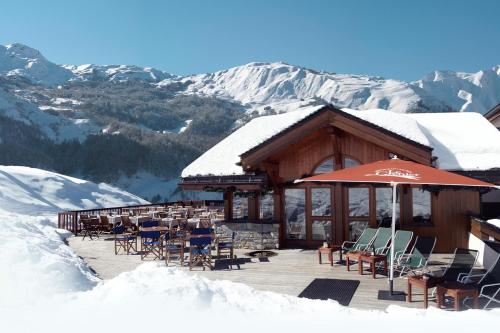 Restaurant, Hotel Saint-Martin in Saint-Martin-de-Belleville