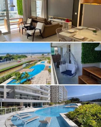 Apartamento frente Mar com cinema em Bertioga H1, Bertioga