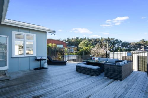 ทัศนียภาพภายนอกโรงแรม, Ocean Breeze - Foxton Beach Holiday Home in ฟ็อกซ์ตัน บีช