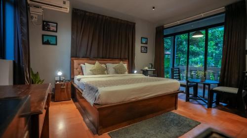 1 double bed