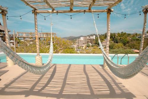 Bright Downtown Studio with Pool Jacuzzi Gym and Parking in Sayulita, Mexico