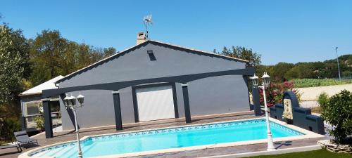 Swimming pool, la Recouturiere near L' Hacienda
