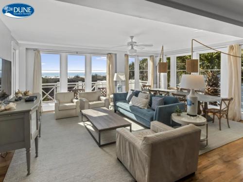 Spacious, Gulf Views 110B WaterSound Crossings Steps to Beach and Pool condo