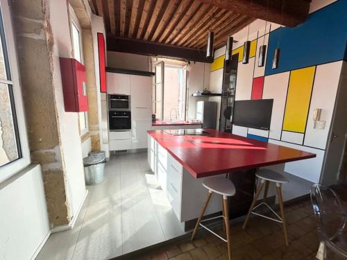Loft cosy - 2 chambres - Vieux Lyon, Lyon (zdjęcie 2)