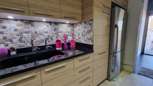 Kitchen, Apartment in Zahle - Breathtaking View in Zahle