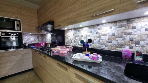 Kitchen, Apartment in Zahle - Breathtaking View in Zahle