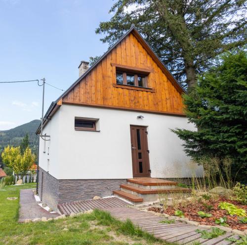 A szálláshely kívülről, Chata Ostravice pod Smrkem in Ostravice