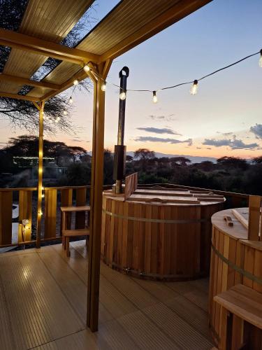 Elephant lodge in Tarangire