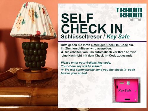 Hotel TraumRaum - "SELF CHECK IN" 4