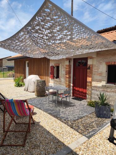 Studio de charme indépendant gîte à louer Béliet