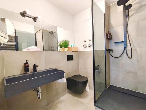 Design-Apartmenthaus für bis zu 12, modern, Dachterrasse, Grill, ruhige Lage, Disney plus, Wii, LAN und WLAN, Нюрнберг (фото 7)