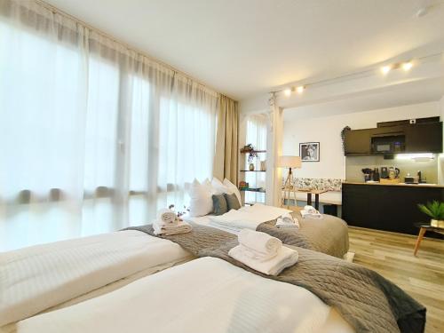 Design-Apartmenthaus für bis zu 12, modern, Dachterrasse, Grill, ruhige Lage, Disney plus, Wii, LAN und WLAN, Нюрнберг (фото 10)