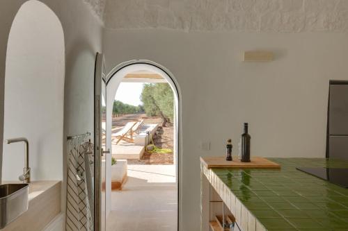 Kitchen, New Heated Pool Villa in Ostuni in Traghetto