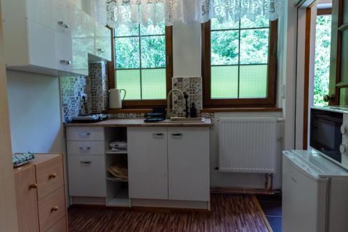 virtuve, Apartmány U Pivoněk (Apartmany U Pivonek) in Bela Pod Pradedema