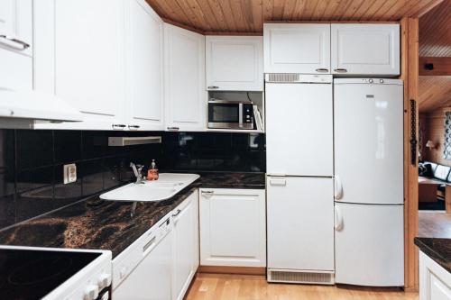 Kitchen, Villa Polaris in Röhkömukka