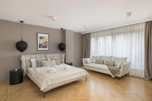 Luxury Apartment - Warsaw Center - 230m - Sauna - Terrace - Garage