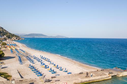 plaža, Hotel Africa in Rhodes