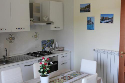 кухня, Luxury Apartment Vanacore in Кастельнуово Клієнте