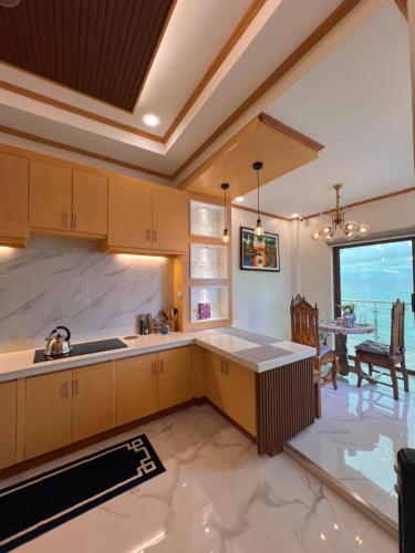 Kitchen, 3BR Oceanfront Vacation House in Lila, Bohol in Lila