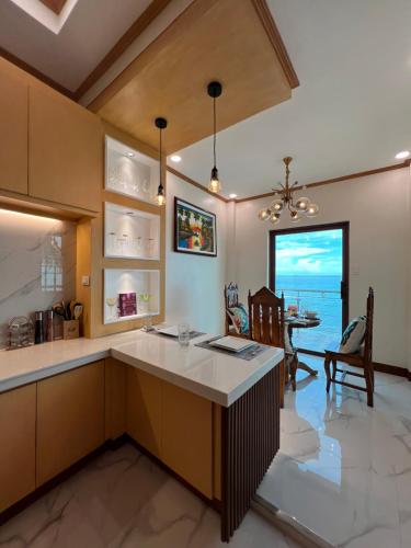 Kitchen, Luxury Vacation House Oceanfront in Lila, Bohol in Lila
