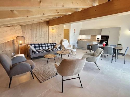 Appartement 3 pièces, 4/6 couchages à Combloux avec parking - FR-1-597-178 - Location saisonnière - Combloux