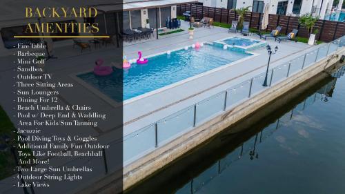 Miami Lakefront Paradise Heated Pool 5 Beds in Miami, USA