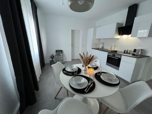 Kitchen, Rheingau Apartments in Walluf