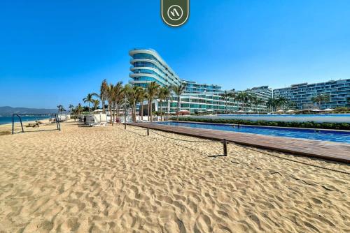 2BR Apt with Private Balcony - Beach Access in Nuevo Vallarta , Mexico