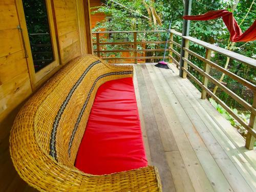 balcon/terrasse, Santi Garden Bungalows in Sabang