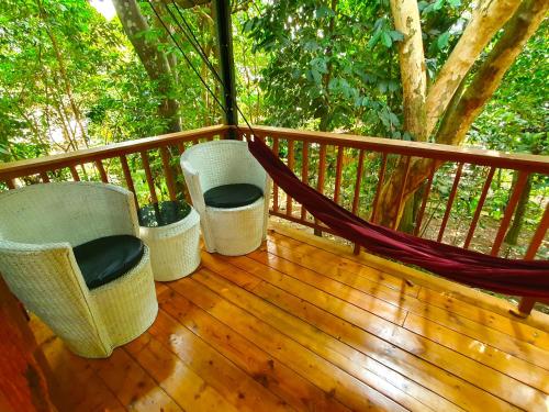 balcon/terrasse, Santi Garden Bungalows in Sabang