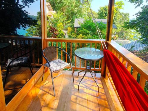 balcon/terrasse, Santi Garden Bungalows near Île Pulau Rubiah
