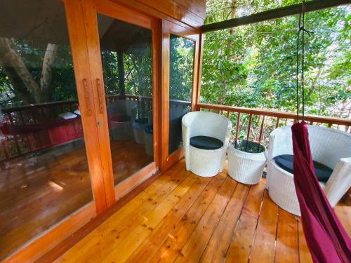 balcon/terrasse, Santi Garden Bungalows in Sabang