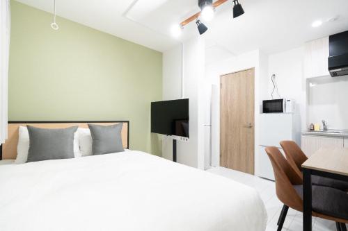 1 double bed