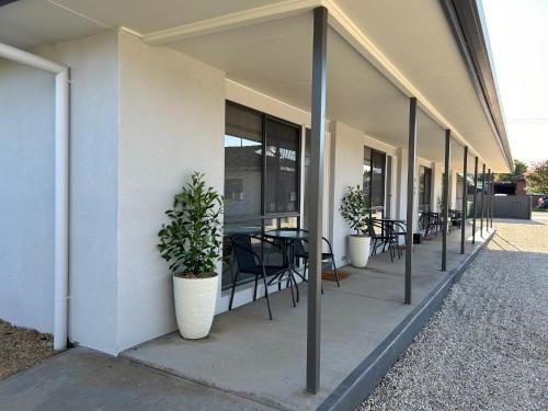 A szálláshely kívülről, Motel Woongarra in Rutherglen