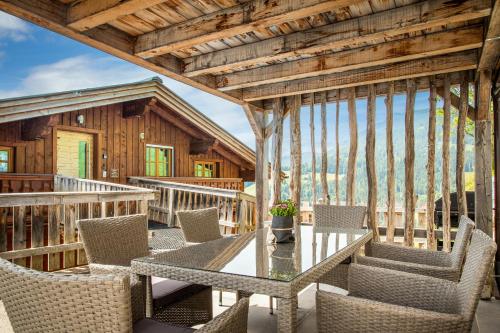 陽台/露台, Ferienwohnung Reicherhof in 聖維伊恩蓬高